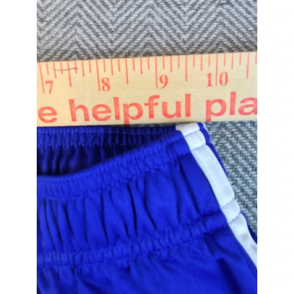 Adidas Aeroready Shorts Royal Blue White Stripes Youth XS Athletic Gym Soccer